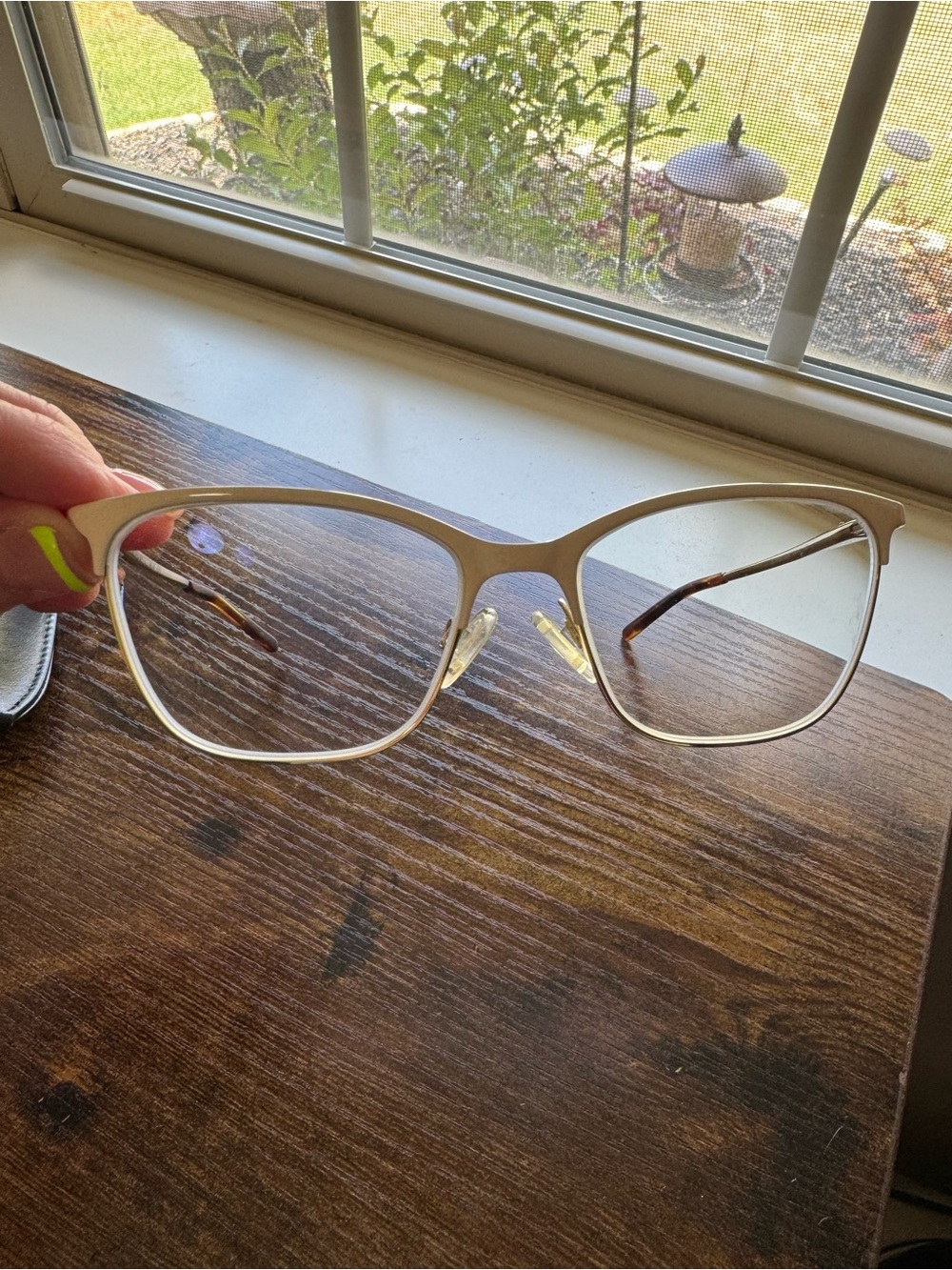 Ralph Lauren Gold & Tortoise Eyeglass Frames with Case